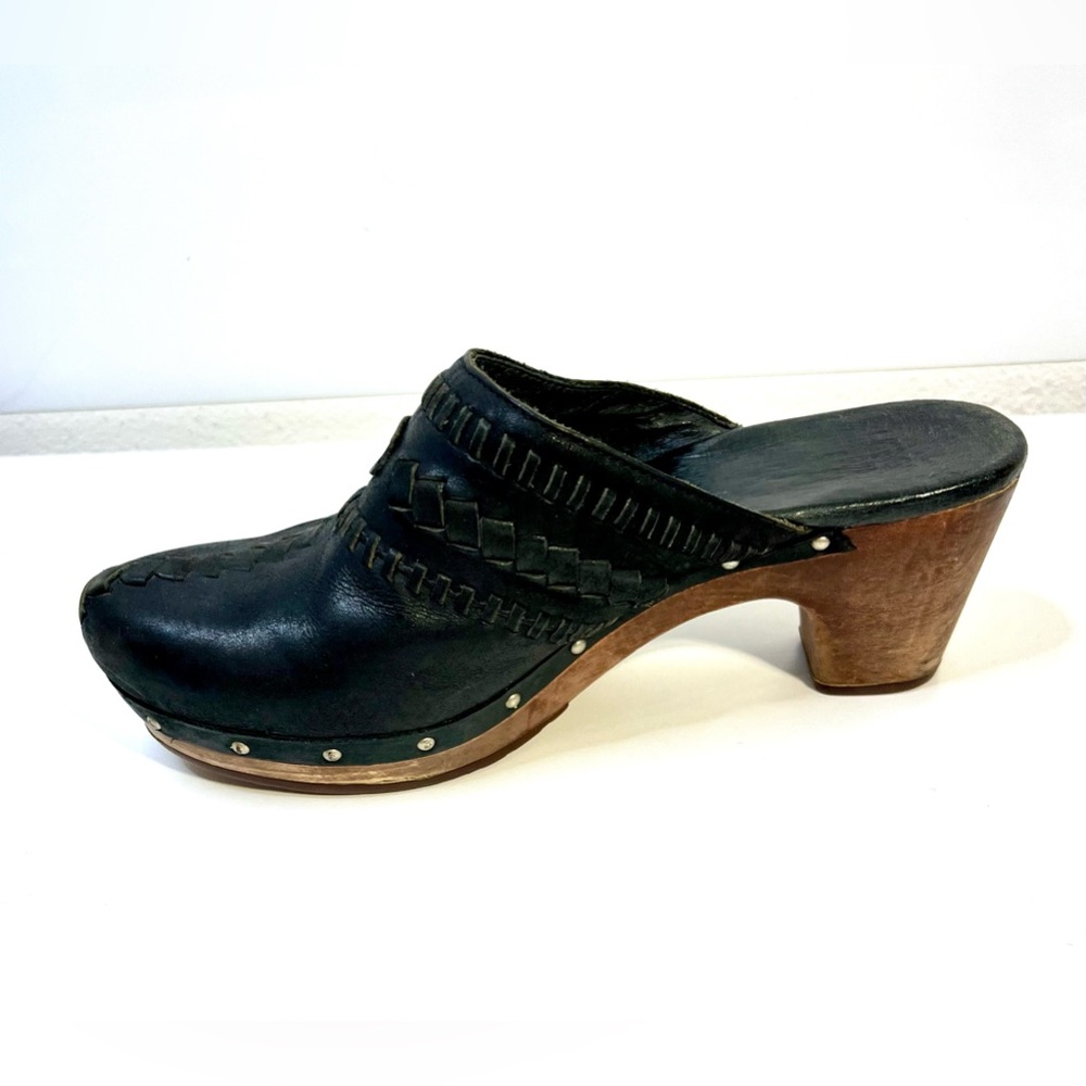 UGG Black and Brown Mules